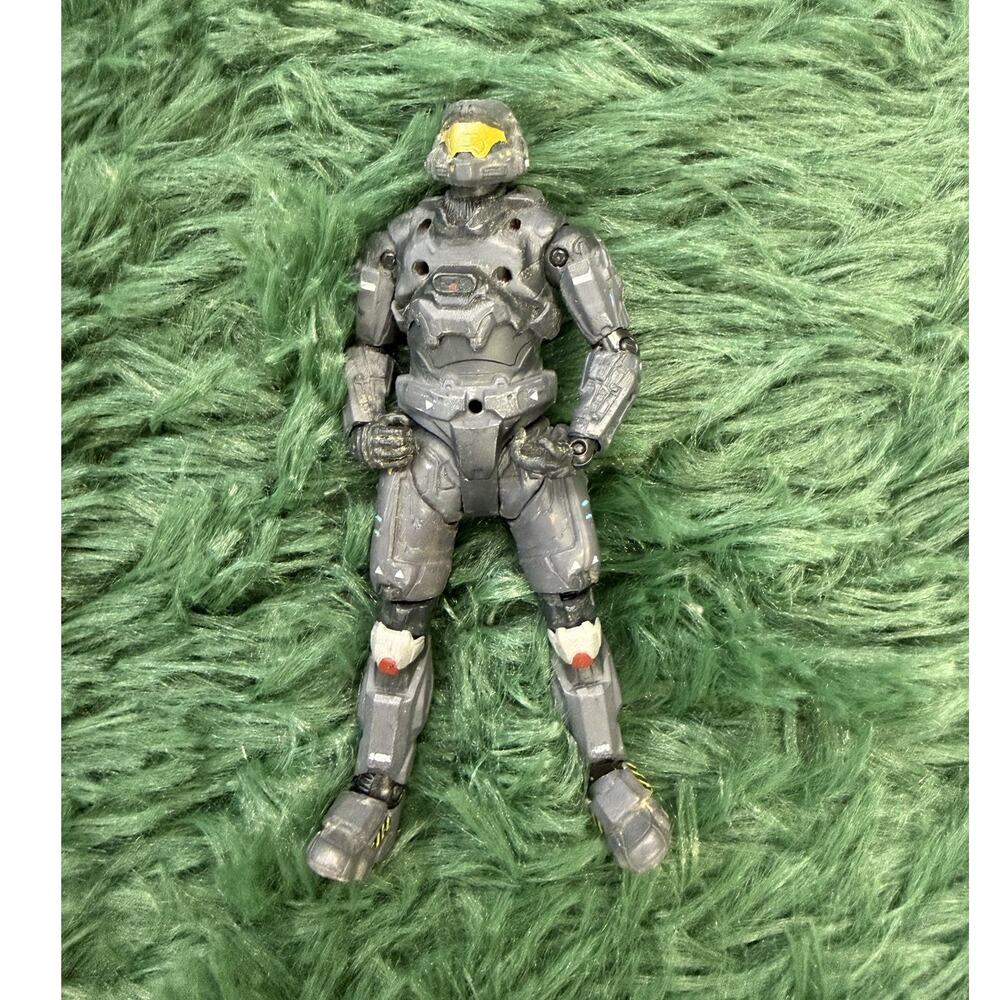 Halo Spartan Action Figure Grey Master Chief Style Highly Articulated